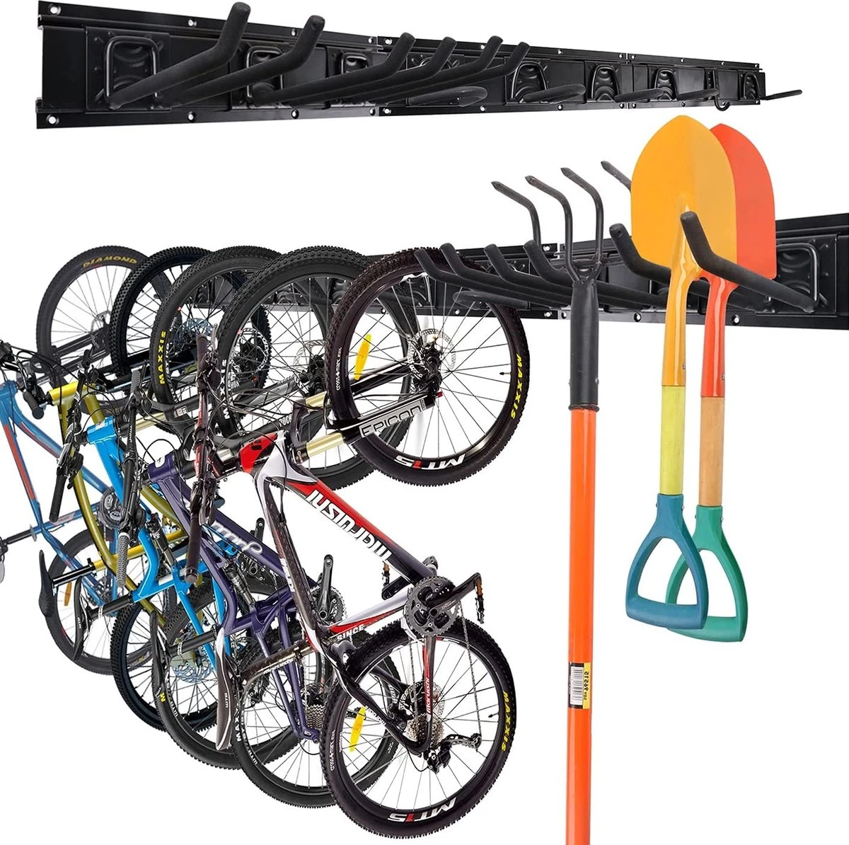 SODEAL Fiets Ophangsysteem - Gereedschapshouder - Fietshaak - Fiets Ophangbeugel - Muurbeugel Fiets - Fietsenrek - Fietsbeugel 1 SODEAL Fiets Ophangsysteem - Gereedschapshouder - Fietshaak - Fiets Ophangbeugel - Muurbeugel Fiets - Fietsenrek - Fietsbeugel