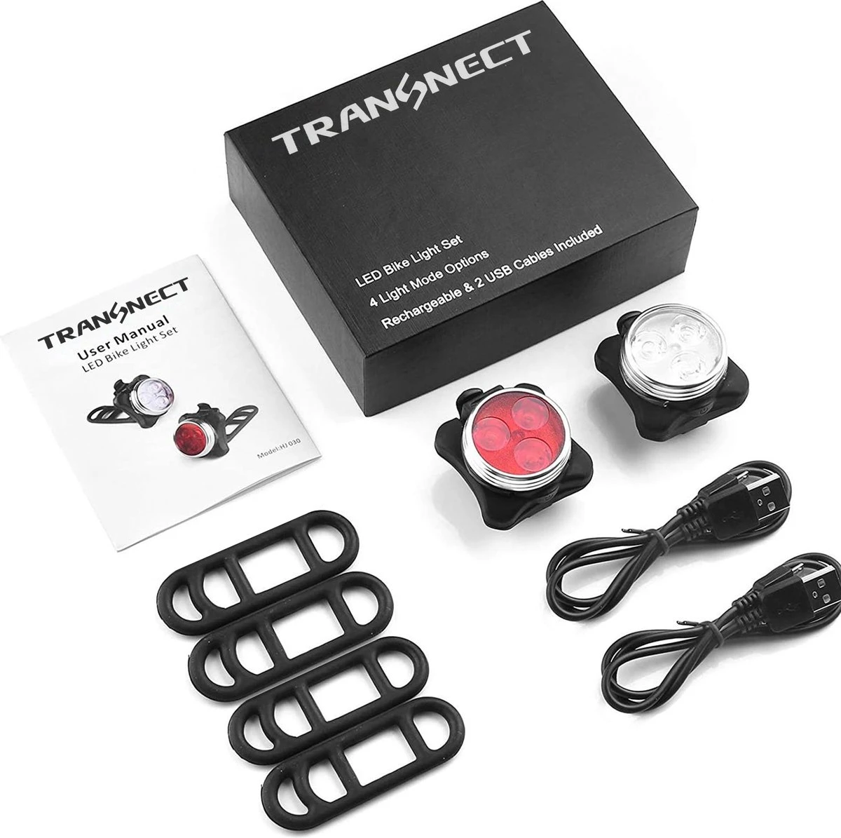 Fietsverlichting USB Oplaadbaar - Waterdicht Fietslamp - LED Fietslampjes - Voorlicht En Achterlicht - Voor Fiets 5 Fietsverlichting USB Oplaadbaar - Waterdicht Fietslamp - LED Fietslampjes - Voorlicht En Achterlicht - Voor Fiets - Afbeelding 5