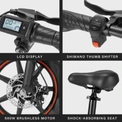 Fast Trax V1 - 14 Inch - Elektrische Fiets - E Bike - Elektrische Vouwfiets -Fietsen Kortingswinkel 1200x1195 10