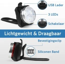 Fietsverlichting USB Oplaadbaar - Waterdicht Fietslamp - LED Fietslampjes - Voorlicht En Achterlicht - Voor Fiets 14 Fietsverlichting USB Oplaadbaar - Waterdicht Fietslamp - LED Fietslampjes - Voorlicht En Achterlicht - Voor Fiets -Fietsen Kortingswinkel 1200x1196 1