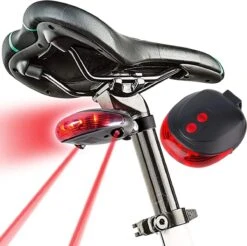 Fiets Achterlicht - LED Licht Met Laser - Fiets Lamp - Waterdicht - Racefiets Verlichting - Inclusief Batterijen - Rheme -Fietsen Kortingswinkel 1200x1197 6