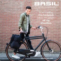 Basil Flex Fietsrugzak - Enkele Fietstas - 17 Liter - Zwart -Fietsen Kortingswinkel 1200x1198 14