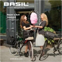 Basil Noir Stuurtas - Enkele Fietstas - Zwart - 17 Liter -Fietsen Kortingswinkel 1200x1198 6