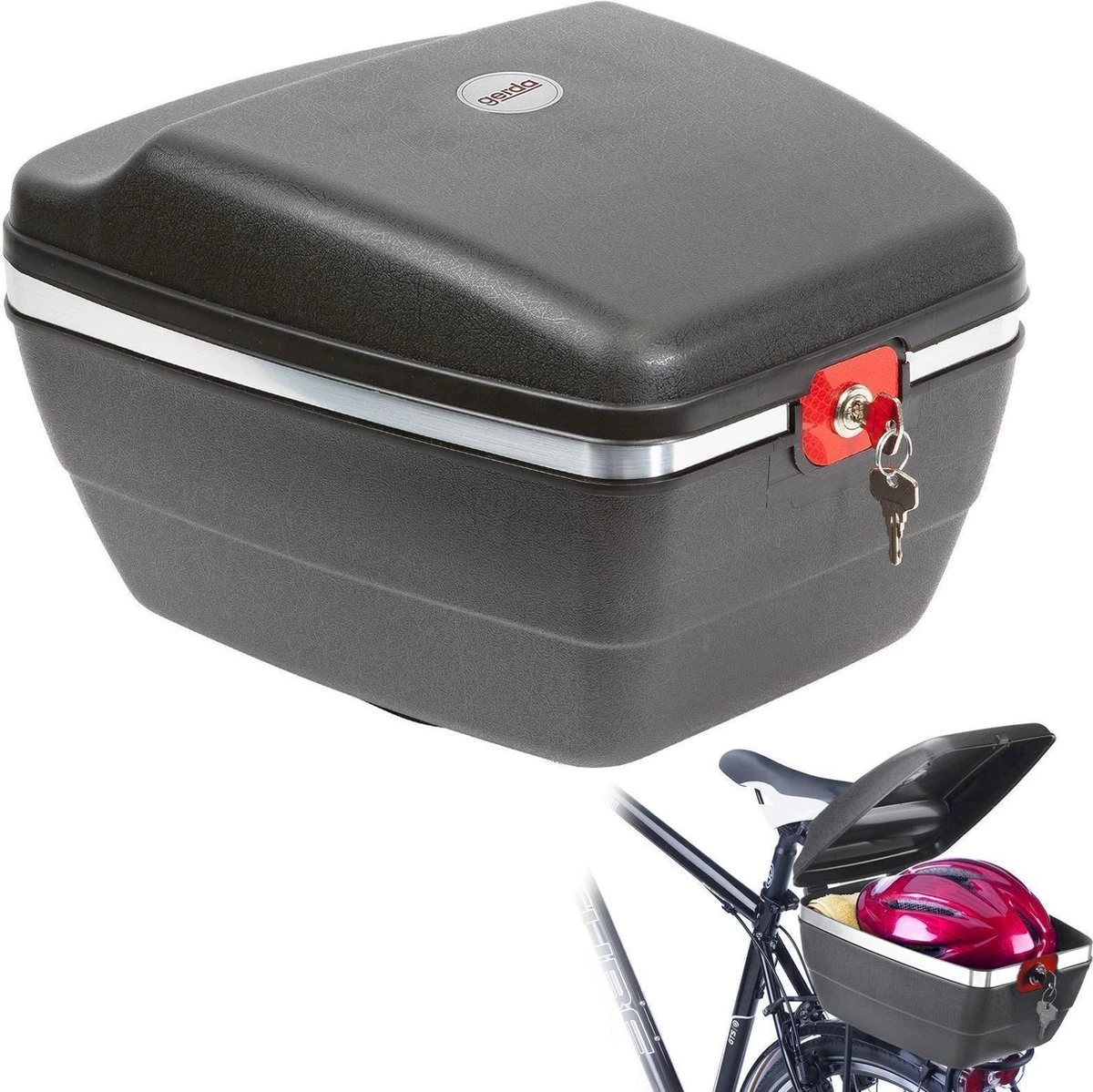 Gerda - Fietskoffer - Touring - Tresor - Zwart 4 Gerda - Fietskoffer - Touring - Tresor - Zwart - Afbeelding 4