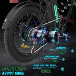 HITWAY Elektrische Fiets - E-Bike - 20 Inch Fatbike - 250 W- Shimano 7 Versnellingen 15 HITWAY Elektrische Fiets - E-Bike - 20 Inch Fatbike - 250 W- Shimano 7 Versnellingen -Fietsen Kortingswinkel 1200x1200 1022