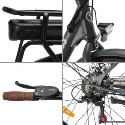 Elektrische Stadsfiets 26 '' (F264) - Stalen Frame - 6 Versnellingen Shimano - Schijfremmen - 10 Ah - Grijs 8 Elektrische Stadsfiets 26 '' (F264) - Stalen Frame - 6 Versnellingen Shimano - Schijfremmen - 10 Ah - Grijs -Fietsen Kortingswinkel 1200x1200 1029