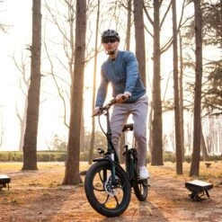 HITWAY E-Bike Elektrische Fiets 20 Inch Fat Tire E-Bicycle Vouwfiets, 250 W, 11,2 Ah Accu, Max. Bereik Tot 35-90 Km, Offroad-mountainbike Met Shimano 7-versnellingen, City EBike Met Slot,Groen Zwart -Fietsen Kortingswinkel 1200x1200 1056