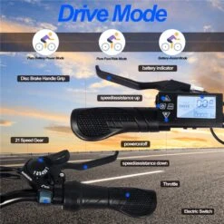 Elektrische Fiets E-Fietsen | E-bike- 26 Inch - Volwassen 250w Elektrische Fiets Volwassen-BK1-Wit -Fietsen Kortingswinkel 1200x1200 1082