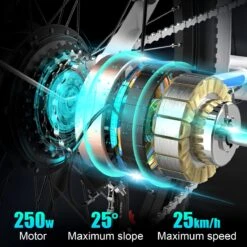 Hitway Elektrische Fiets | E-bike Damesfiets | 26 Inch | 250W Motor | Wit -Fietsen Kortingswinkel 1200x1200 1089