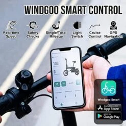 Windgoo B20 V3 - Elektrische Vouwfiets - E Bike - 250W 7.8Ah Batterij - APP IOS Android - 14 Inch - 25 KM/H - Zwart -Fietsen Kortingswinkel 1200x1200 1114