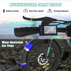 HITWAY E-Bike Elektrische Fiets 20 Inch Fat Tire E-Bicycle Vouwfiets, 250 W/36 V/11,2 Ah Accu, Max. Bereik Tot 35-90 Km, Offroad-mountainbike Met Shimano 7-versnellingen, City EBike Met Slot -Fietsen Kortingswinkel 1200x1200 1127