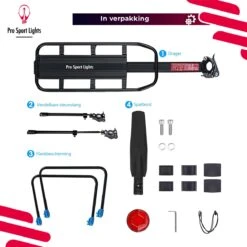 Mountainbike Bagagedrager En Spatbord - Fiets Rek Achter Met QR - Pro Sport Lights - MTB/ Racefiets Fietszadeldrager -Fietsen Kortingswinkel 1200x1200 1185