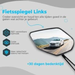 NueNext Fietsspiegel Ebike 2 Stuks – Achteruitkijk Spiegel Op Stuur – Multi-verstelbaar – 360 Rotatie - Speed-pedelec -Fietsen Kortingswinkel 1200x1200 1217