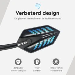 Dyken Fietsspiegel Links - Achteruitkijkspiegel Op Stuur - Fietsspiegel Ebike - Fiets Spiegel -Fietsen Kortingswinkel 1200x1200 1222