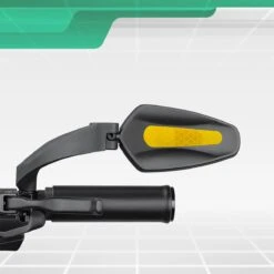 Merkloos Fietsspiegel + Reflectiestrip - Links - E-bike - Verstelbaar 360 Graden - Zwart -Fietsen Kortingswinkel 1200x1200 1272