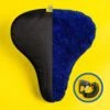 Sunny Bum Zadelhoes, Fietszadel Dames En Heren, Waterdicht En Comfortabel, Incl. Fietsslot En Veiligheidskabel, Dubbelzijdig Zadel Met Schapenvacht