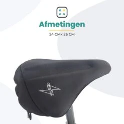 Voltano Luxe Gel Zadelhoes Fiets – Zwart – Met Uitsparing – Brede Fietszadels - 100% Waterdicht - Universele Zadeldek -Fietsen Kortingswinkel 1200x1200 1383