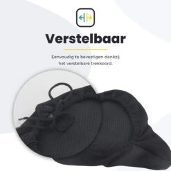 Voltano Luxe Gel Zadelhoes Fiets – Zwart – Met Uitsparing – Brede Fietszadels - 100% Waterdicht - Universele Zadeldek -Fietsen Kortingswinkel 1200x1200 1386