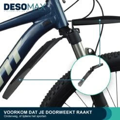 DesoMax Spatbord Mountainbike Racefiets Set Achterspatbord & Voorspatbord MTB Ass Saver Spatborden Mtb Fiets - Spatbordset -Fietsen Kortingswinkel 1200x1200 1448