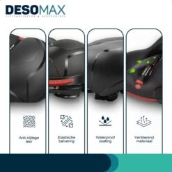 Deso All In One Fietszadel - Comfortabel Gel Zadel - Unisex - Zadelvering – Ergonomisch Design - Zwart -Fietsen Kortingswinkel 1200x1200 1489