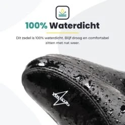 Voltano City XXXL Fietszadel Met Uitsparing – Unisex Extra Breed Fietszadel – Tegen Zadelpijn – 100% Waterdicht – Incl. Gratis Zadelstrop - Zwart -Fietsen Kortingswinkel 1200x1200 1523