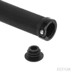 ESTARK® - Fietshandvatten - Lock-On - Handvatten - Universeel - Fiets – Mountainbike – Professioneel - Grips - Extra Grip – Fietshandvaten -Handvaten - Handig Te Monteren - Anti-slip – Fietsen – Stuur – Bikegrips – Lock-on Aanspanbaar - Zwart - LO-zw -Fietsen Kortingswinkel 1200x1200 1545