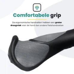 Voltano Ergonomisch Gevormde Fiets Handvatten - Handvat Eenvoudig En Stevig Vastzetten Met Imbus - Inclusief Bevestigingsmateriaal - Anti Plak Coating - Verhoogde Grip Fietshandvatten -Fietsen Kortingswinkel 1200x1200 1549