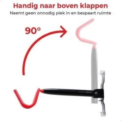 Merkloos Decopatent® Fiets Ophangsysteem Inklapbaar - Fietshaak - Wand Ophangbeugel - Muurbeugel Fiets - Fiets Ophangbeugel - Fietsbeugel -Fietsen Kortingswinkel 1200x1200 156