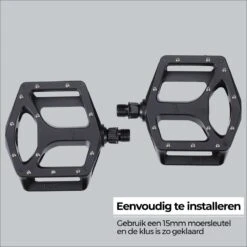 BBB Cycling MountainHigh Set Fietspedalen MTB - Platformpedalen - Antislip Mountainbike Pedalen - Mat Zwart - BPD-32 -Fietsen Kortingswinkel 1200x1200 1560