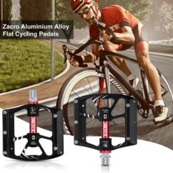 Zacro Mountainbike Pedalen - Aluminium Antislip Duurzame Fietspedalen - Ultrasterk Kleurrijk - CNC Gefreesd 3 Lager Anodiserende Fietspedalen - Voor BMX/MTB Racefiets 9/16" -Fietsen Kortingswinkel 1200x1200 1568