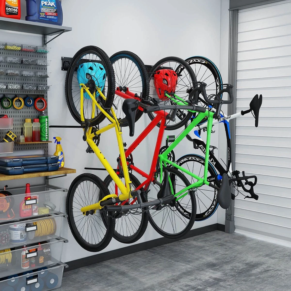 SODEAL Fiets Ophangsysteem - Gereedschapshouder - Fietshaak - Fiets Ophangbeugel - Muurbeugel Fiets - Fietsenrek - Fietsbeugel 6 SODEAL Fiets Ophangsysteem - Gereedschapshouder - Fietshaak - Fiets Ophangbeugel - Muurbeugel Fiets - Fietsenrek - Fietsbeugel - Afbeelding 6