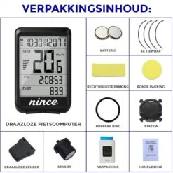 Nince Draadloze Fietscomputer Van Hoge Kwaliteit 2022 Model - Fiets Computer Draadloos Waterdicht -Fietsen Kortingswinkel 1200x1200 19