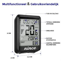 Nince Draadloze Fietscomputer Van Hoge Kwaliteit 2022 Model - Fiets Computer Draadloos Waterdicht -Fietsen Kortingswinkel 1200x1200 22