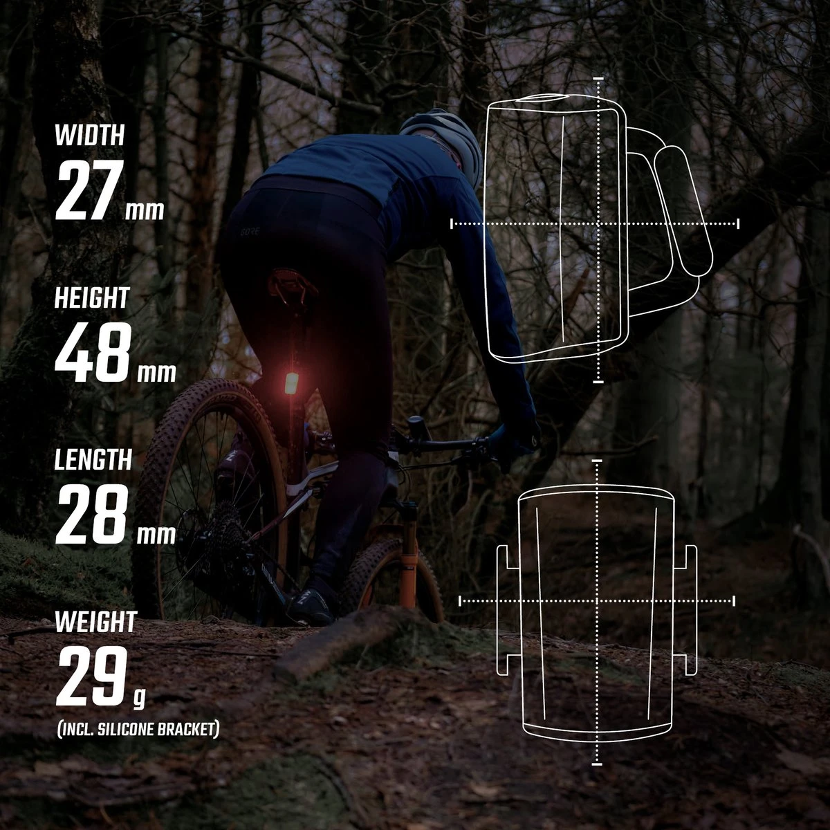 Sigma BUSTER RL 80 Flash USB Fiets Achterlicht - 80 Lumen - Oplaadbaar 2 Sigma BUSTER RL 80 Flash USB Fiets Achterlicht - 80 Lumen - Oplaadbaar - Afbeelding 2