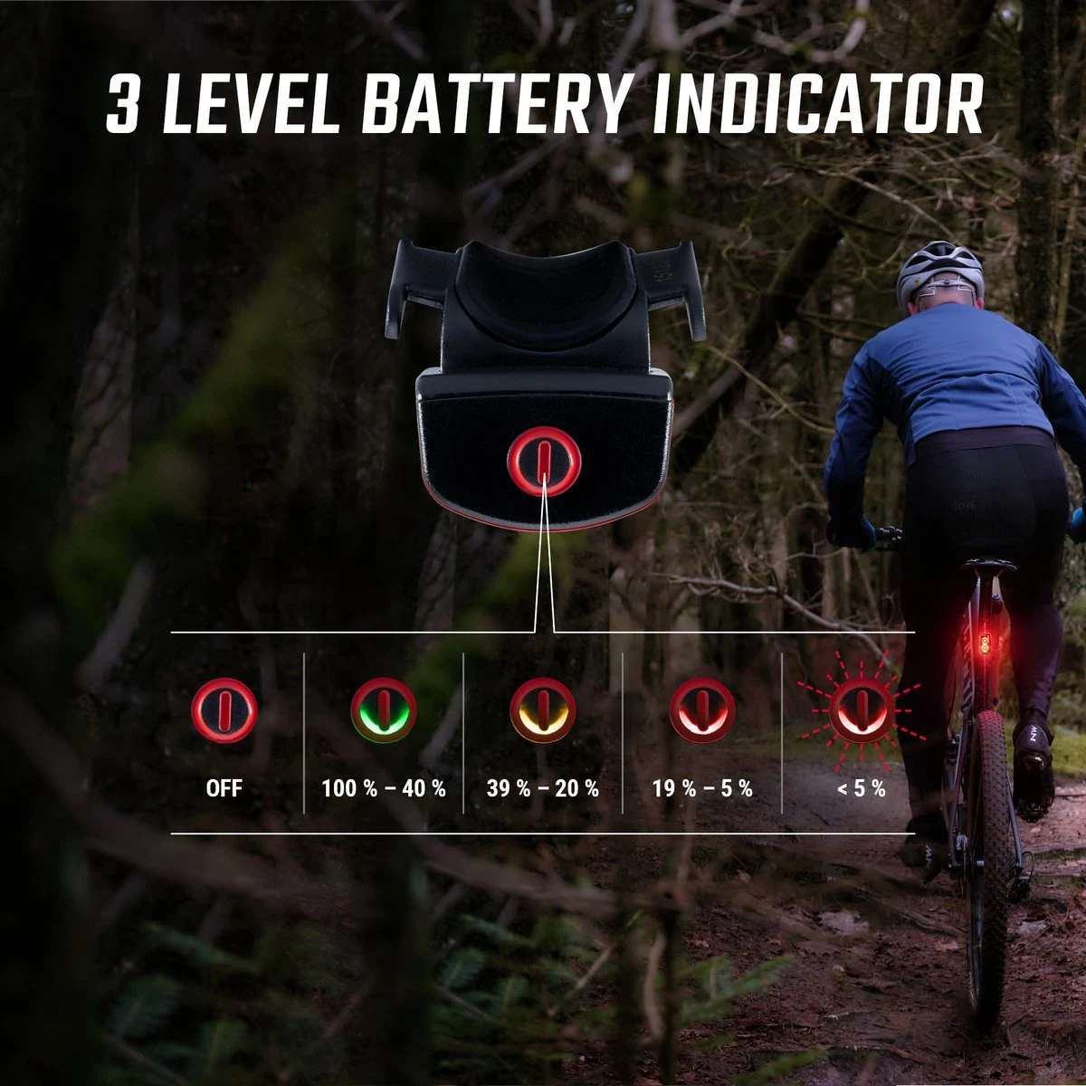 Sigma BUSTER RL 80 Flash USB Fiets Achterlicht - 80 Lumen - Oplaadbaar 14 Sigma BUSTER RL 80 Flash USB Fiets Achterlicht - 80 Lumen - Oplaadbaar - Afbeelding 14