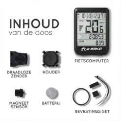 Amenzo© Fietscomputer Draadloos - Kilometerteller - NL Handleiding - Draadloze En Waterdichte Snelheidsmeter - Makkelijke Bevestiging - Fiets GPS - Zwart - Racefiets 15 Amenzo© Fietscomputer Draadloos - Kilometerteller - NL Handleiding - Draadloze En Waterdichte Snelheidsmeter - Makkelijke Bevestiging - Fiets GPS - Zwart - Racefiets -Fietsen Kortingswinkel 1200x1200 27