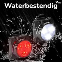 VUBIO LED Fietsverlichting USB Oplaadbaar - Waterdichte Fietslampjes -Fietsen Kortingswinkel 1200x1200 276