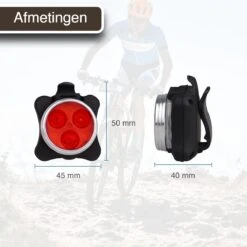 VUBIO LED Fietsverlichting USB Oplaadbaar - Waterdichte Fietslampjes -Fietsen Kortingswinkel 1200x1200 278