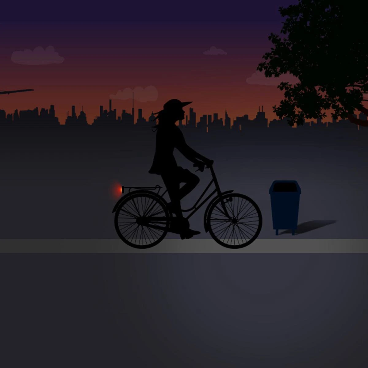 Spanninga Elips Fiets Achterlicht - Batterij 6 Spanninga Elips Fiets Achterlicht - Batterij - Afbeelding 6