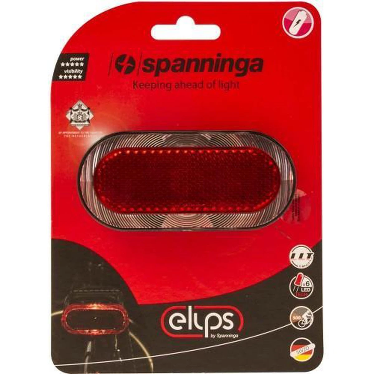 Spanninga Elips Fiets Achterlicht - Batterij 11 Spanninga Elips Fiets Achterlicht - Batterij - Afbeelding 11