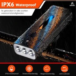 BikePro LED Fietsverlichting Set - Voorlicht En Achterlicht - USB Oplaadbaar - Fietslamp - Koplamp Fiets - Fietslampjes - Fietslichten 14 BikePro LED Fietsverlichting Set - Voorlicht En Achterlicht - USB Oplaadbaar - Fietslamp - Koplamp Fiets - Fietslampjes - Fietslichten -Fietsen Kortingswinkel 1200x1200 323