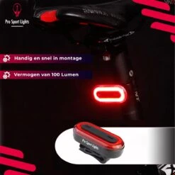 1200 Lumen & 100 Lumen Pro Sport Lights Fietsverlichtingsset - LED Fietslampen USB Oplaadbaar -Fietsen Kortingswinkel 1200x1200 357