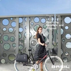 Basil Noir Stuurtas - Enkele Fietstas - Zwart - 17 Liter -Fietsen Kortingswinkel 1200x1200 372