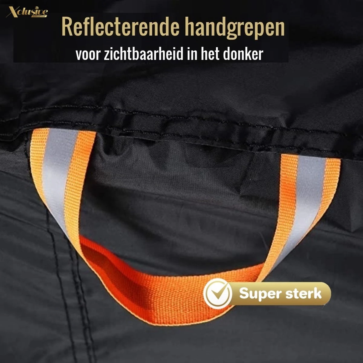 Xclusive-lifestyle® Fietshoes XXL - Universeel - 1 Of 2 Fietsen - Ultra Oxford 420D Zeer Sterk En Extra Dik - Bakfietshoes - Fietscover - Waterdichte PU Coating - Met Opbergtas En Zadelhoes 2 Xclusive-lifestyle® Fietshoes XXL - Universeel - 1 Of 2 Fietsen - Ultra Oxford 420D Zeer Sterk En Extra Dik - Bakfietshoes - Fietscover - Waterdichte PU Coating - Met Opbergtas En Zadelhoes - Afbeelding 2