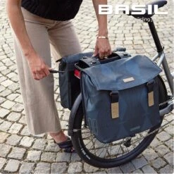 Basil Elegance Dubbele Fietstas MIK - 40-49 Liter - Chateau Taupe -Fietsen Kortingswinkel 1200x1200 405