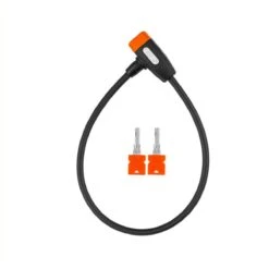 Xolid Kabelslot Met 2x Sleutel - [Kinderfiets] Compact (Kort) Fietsslot Uit Stevige Staalkabel - Gebruik Slot Met Fiets - Alternatief Voor Ketting Ringslot Cijferslot Vouwslot Beugelslot - Lengte 65CM Dikte 10MM - Zwart Oranje -Fietsen Kortingswinkel 1200x1200 445