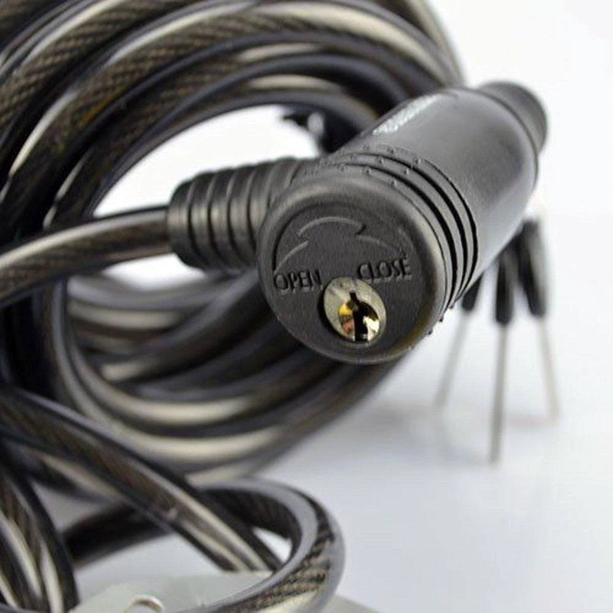 Stahlex Kabelslot - Staalkabel - Gekruld 8 Meter 2 Stahlex Kabelslot - Staalkabel - Gekruld 8 Meter - Afbeelding 2