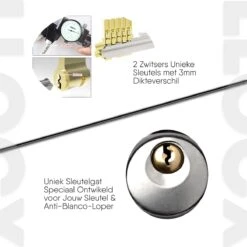 LLOCX Fiets Kettingslot Van 1 Meter + 2 Sleutels – 6mm Roestvrij Aluminium – Sluiten Zonder Sleutel – Insteekslot Met Zwarte Kliksluiting – Krasvrije & Scheurvrije Sleeve -Fietsen Kortingswinkel 1200x1200 478