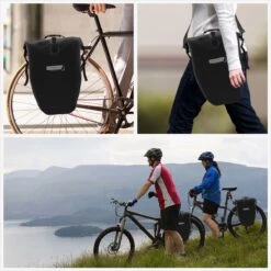 ACROPAQ Fietstas - Enkele, 25L, Waterdicht, Dragen Als Handtas En Schoudertas, Met Reflectoren - Ook Voor Elektrische Fietsen - Zwart 9 ACROPAQ Fietstas - Enkele, 25L, Waterdicht, Dragen Als Handtas En Schoudertas, Met Reflectoren - Ook Voor Elektrische Fietsen - Zwart -Fietsen Kortingswinkel 1200x1200 514
