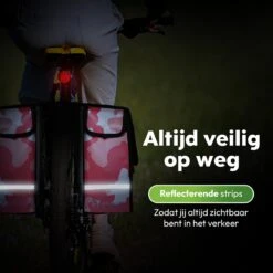 Ekostar® Online Shopping - Fietstassen Dubbel - Waterdicht - Fietstas - 46 Liter – Camouflage Roze – Fietstassen Elektrische Fietsen -Fietsen Kortingswinkel 1200x1200 536